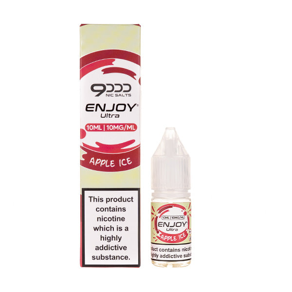 Apple Ice Nic Salt E-Liquid by Enjoy Ultra 9000 | Free UK Delivery on orders over 20 Apple Ice Nic Salt E-Liquid by Enjoy Ultra 9000 | Free UK Delivery on orders over 20