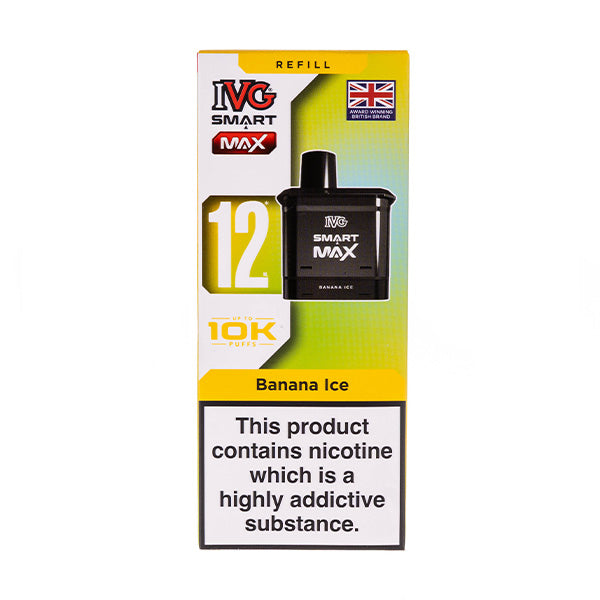 Banana Ice Smart Max 20mg Pod + Refill by IVG Shop Now | Vape Superstore Banana Ice Smart Max 20mg Pod + Refill by IVG Shop Now | Vape Superstore