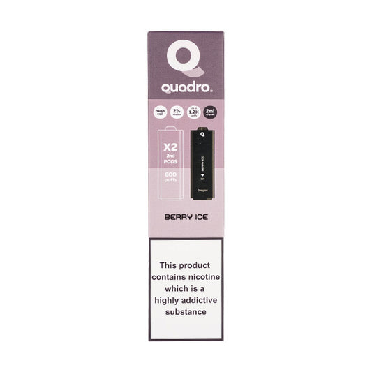 Berry Ice 4 in 1 Prefilled Pods by Quadro