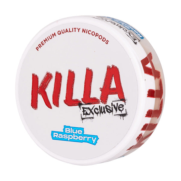 killa tobacco pouches Kiwi 13mg Nicotine (5 Pack) Killa Exclusive Blue Raspberry Nicotine