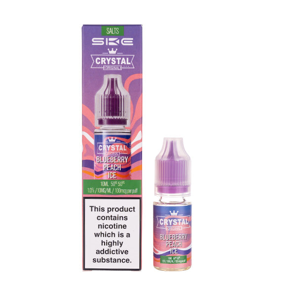 Blueberry Peach Ice Nic Salt E-Liquid by SKE Crystal | Vape Superstore Blueberry Peach Ice Nic Salt E-Liquid by SKE Crystal | Vape Superstore