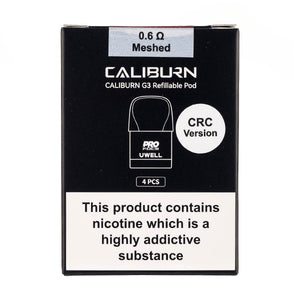 Caliburn G3 Replacement Pods by Uwell 0.6ohm