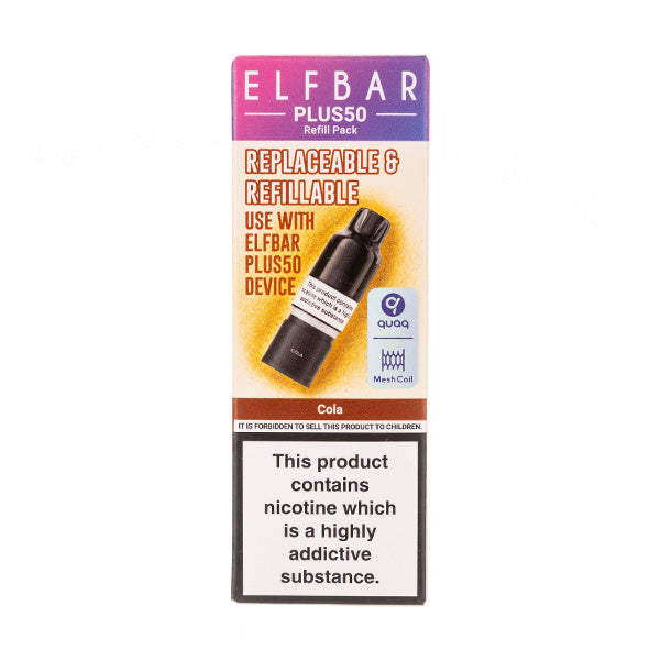 Elf Bar Plus50 Cola Refill Pack | Vape Superstore Elf Bar Plus50 Cola Refill Pack | Vape Superstore