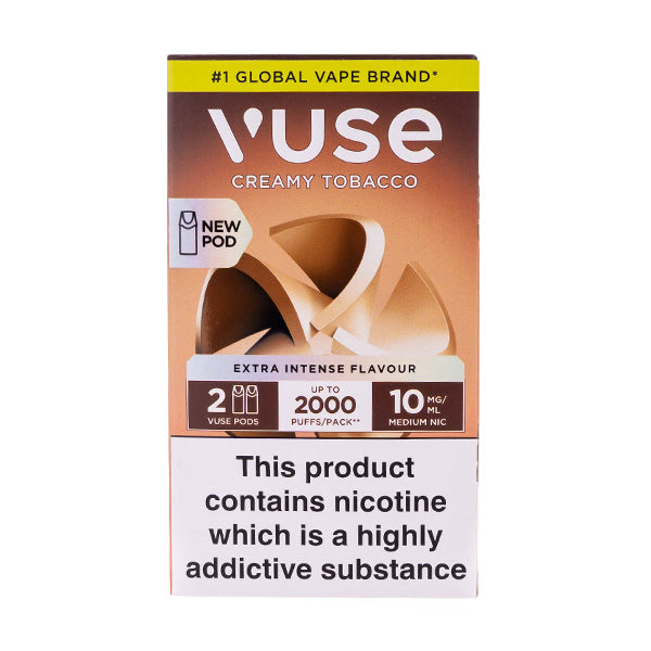 VPro NS Creamy Tobacco Vuse Pro Pod Nic Salt Refills | Vape Superstore VPro NS Creamy Tobacco Vuse Pro Pod Nic Salt Refills | Vape Superstore