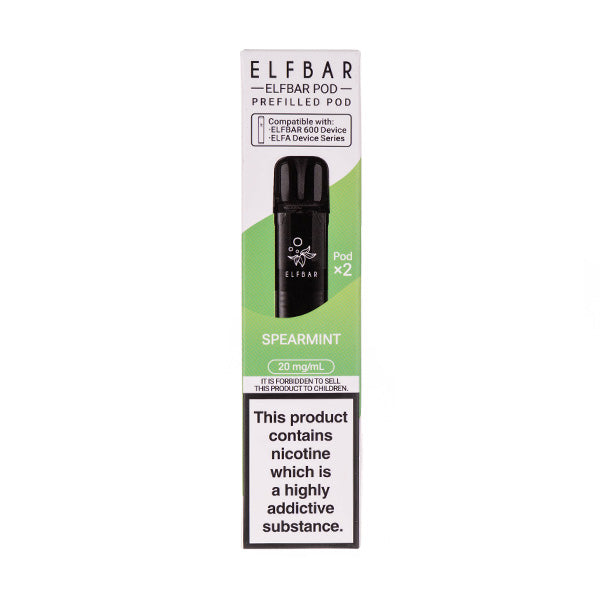 Elf Bar 600 Spearmint Prefilled Pods