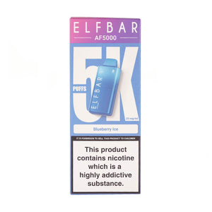 Elf Bar AF5000 Disposable Vape in blueberry ice