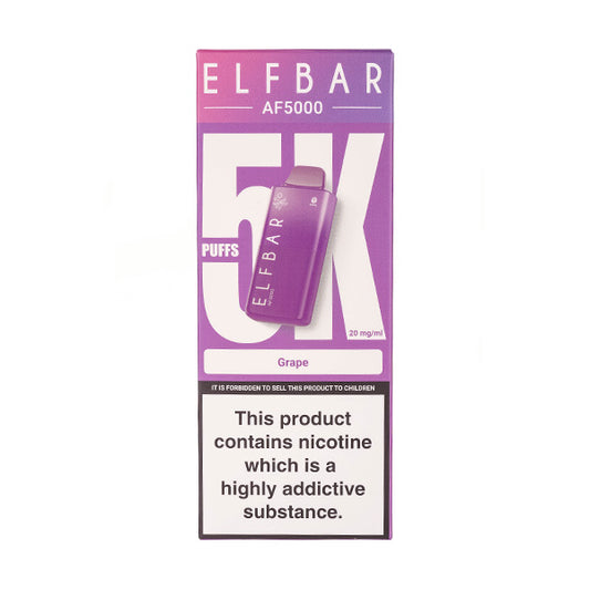 Elf Bar AF5000 Disposable Vape in grape