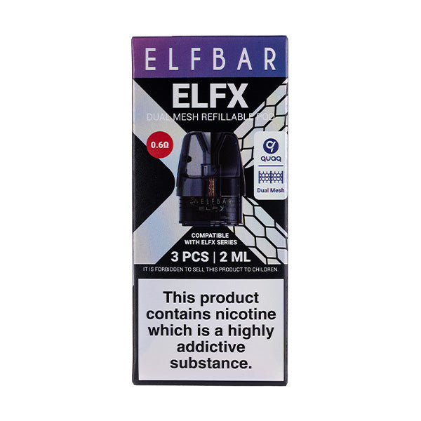 Elf Bar ELFX Refillable Pods - Pod Refills | Vape Superstore Elf Bar ELFX Refillable Pods - Pod Refills | Vape Superstore