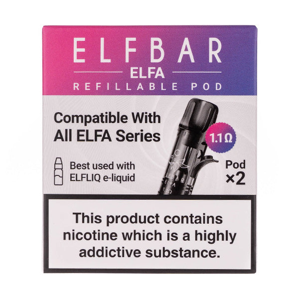 Elf Bar Replacement Pods Elf Bar Elfa Refillable Pods - The Sustainable Option ELFA Refillable Pods (0.8 Elf Bar Replacement Pods Elf Bar Elfa Refillable Pods - The Sustainable Option ELFA Refillable Pods (0.8