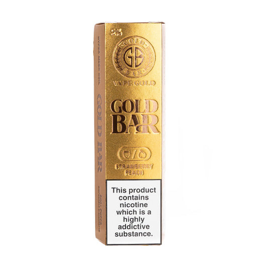 Gold Bar 600 Disposable Vape Strawberry Peach
