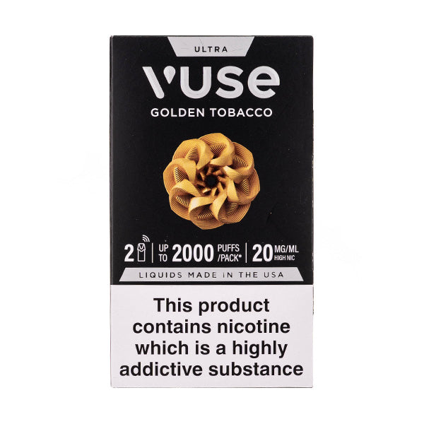 Vuse Ultra Golden Tobacco Pods 20mg 2-Pack | Vape Superstore Vuse Ultra Golden Tobacco Pods 20mg 2-Pack | Vape Superstore