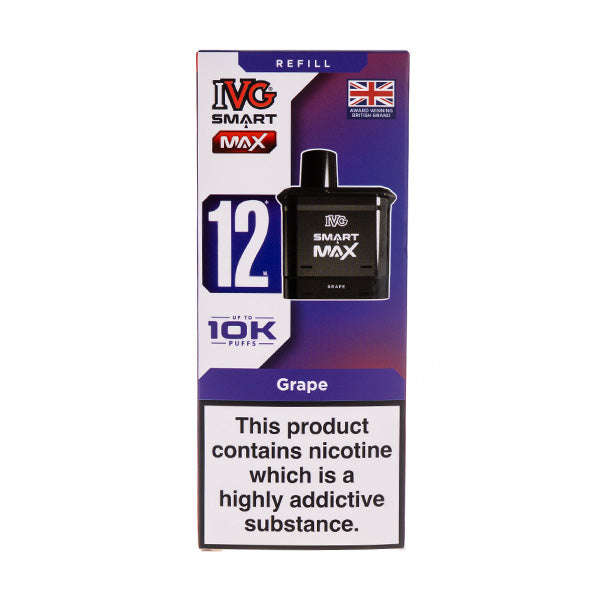 Grape Smart Max Pod + Refill by IVG Shop Now | Vape Superstore Grape Smart Max Pod + Refill by IVG Shop Now | Vape Superstore