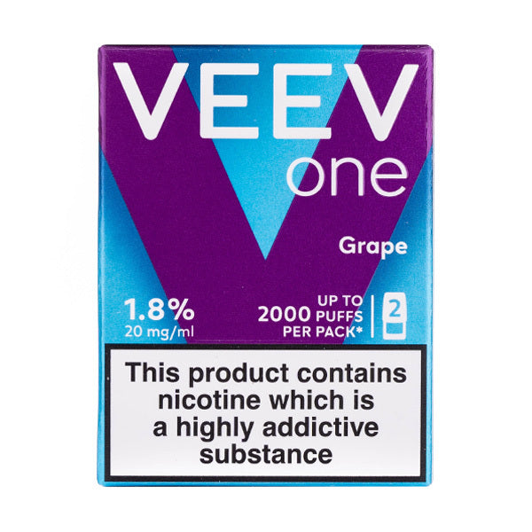 Grape Veev One Prefilled Pods by Veev - Phenomenal Flavour! Grape Veev One Prefilled Pods by Veev - Phenomenal Flavour!