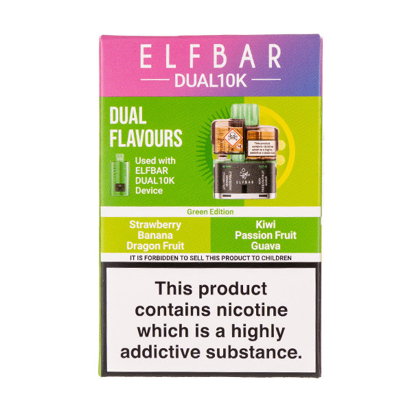 Elf Bar Green Edition Dual 10k Refill Pack | Vape Pods Elf Bar Green Edition Dual 10k Refill Pack | Vape Pods