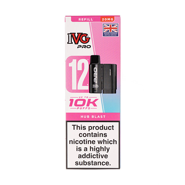 IVG Pro 12 Hub Blast Pod + Refill 20mg Vape Superstore IVG Pro 12 Hub Blast Pod + Refill 20mg Vape Superstore