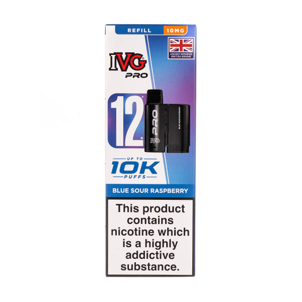 IVG Pro 12 Blueberry Raspberry Pod + Refill 10mg Vape Superstore IVG Pro 12 Blueberry Raspberry Pod + Refill 10mg Vape Superstore