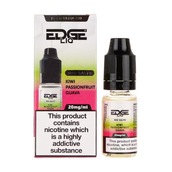 kiwi passionfruit guava vape juice EDGE Liq Kiwi Passionfruit Guava Ice Nic Salt E-Liquid
