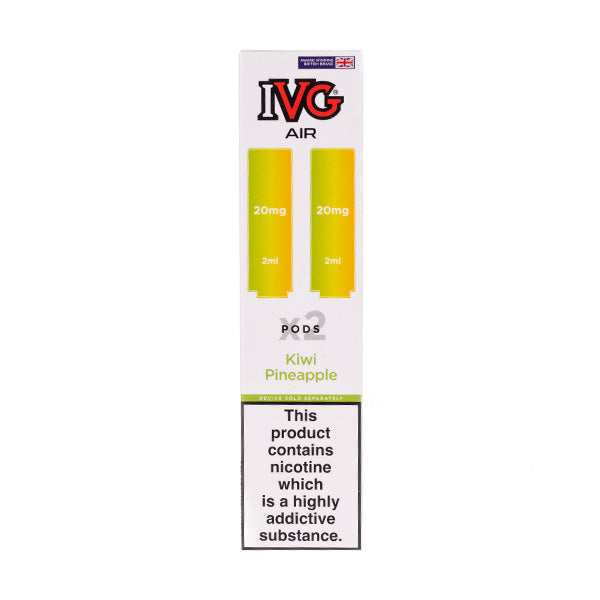 IVG Air Pro Kiwi Pineapple Prefilled Pods | Vape Superstore IVG Air Pro Kiwi Pineapple Prefilled Pods | Vape Superstore