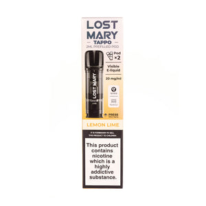 Lemon Lime Tappo Prefilled Pods by Lost Mary