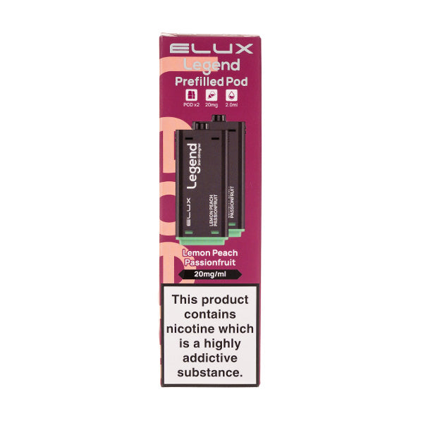elux legend strawberry peach lemon Hayati Pro Max 100ml E Liquid main image 1