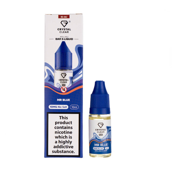 Crystal Clear Mr Blue Nic Salt E-Liquid | Any 3 for 10 Crystal Clear Mr Blue Nic Salt E-Liquid | Any 3 for 10