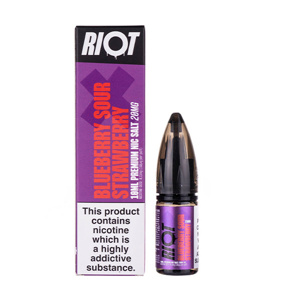 Riot Squad X Blueberry Sour Strawberry Nic Salt E-Liquid | 4 for 10! Riot Squad X Blueberry Sour Strawberry Nic Salt E-Liquid | 4 for 10!