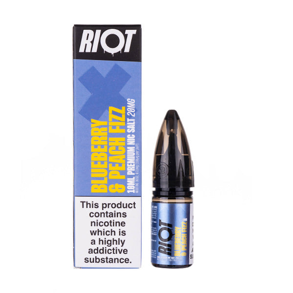riot vape juice Riot Squad X Blueberry Peach Fizz Nic Salt E-Liquid