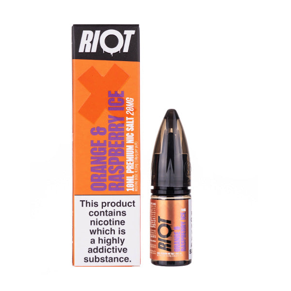 Riot Squad X Orange Raspberry Ice Nic Salt E-Liquid | Vape Superstore Riot Squad X Orange Raspberry Ice Nic Salt E-Liquid | Vape Superstore