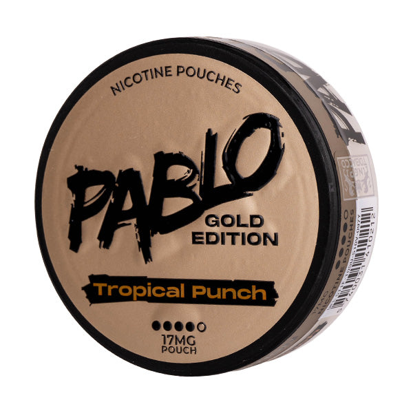 Tropical Punch Gold Edition Nicotine Pouches by Pablo | Discreet Enjoyment