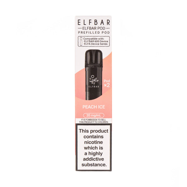 elfbar elfa kaufen Prefilled Pods Elfa Peach Ice ohne Nikotin jetzt kaufen main image 0