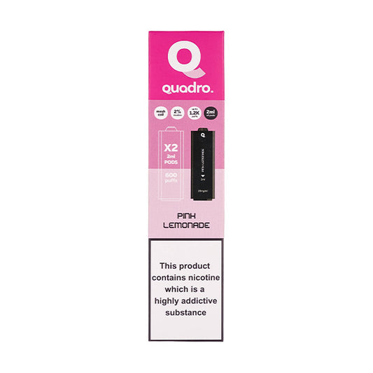 Pink Lemonade 4 in 1 Prefilled Pods by Quadro