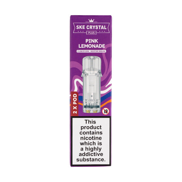 SKE Crystal Plus Pink Lemonade Prefilled Pods | Vape Superstore SKE Crystal Plus Pink Lemonade Prefilled Pods | Vape Superstore
