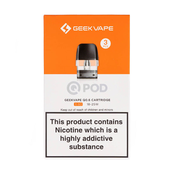 Geek Vape Q Cartridge Replacement Pods - 3 Pack | Vape Superstore