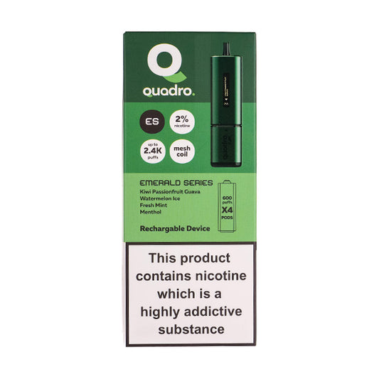 Quadro 4 in 1 Pod Kit in Emerald Series