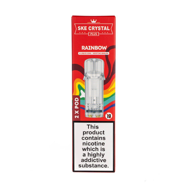 SKE Crystal Plus Fruit Medley (Rainbow) Prefilled Pods | Vape Superstore SKE Crystal Plus Fruit Medley (Rainbow) Prefilled Pods | Vape Superstore