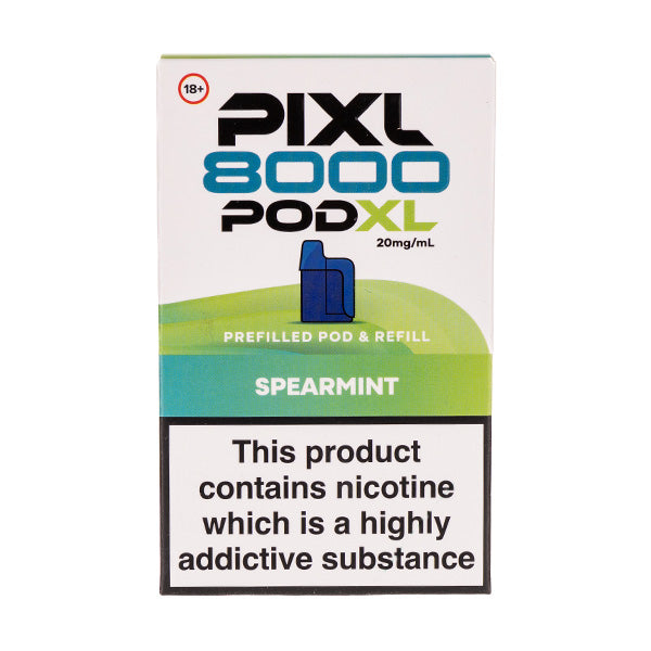 Pixl 8000 Spearmint Pod + Refill | Free UK Delivery Pixl 8000 Spearmint Pod + Refill | Free UK Delivery
