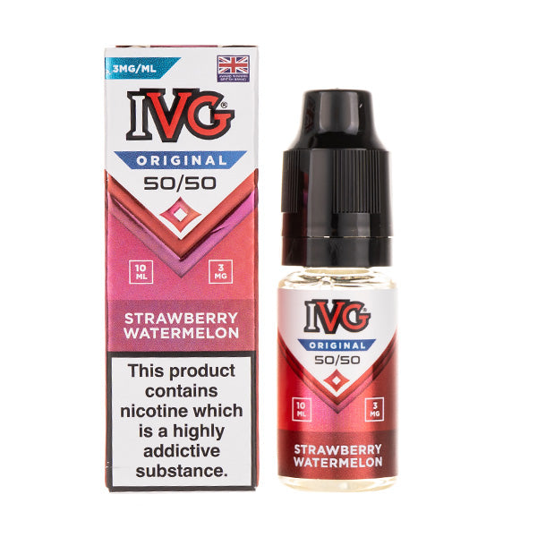 Strawberry Watermelon 50-50 E-Liquid by IVG - 10ml