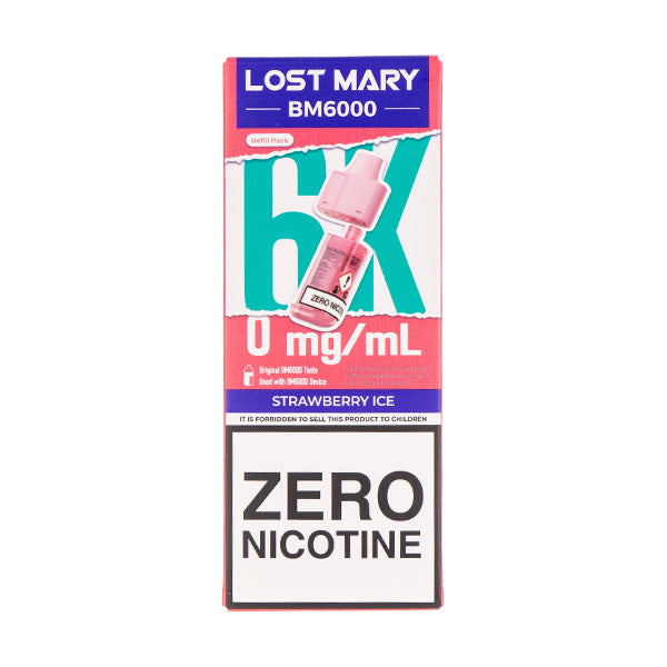 Lost Mary Strawberry Ice BM6000 Prefilled Pod + Refill