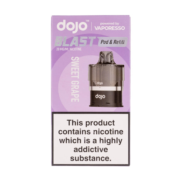 Sweet Grape Dojo Blast 6000 Prefilled Pod + Refill by Vaporesso Sweet Grape Dojo Blast 6000 Prefilled Pod + Refill by Vaporesso