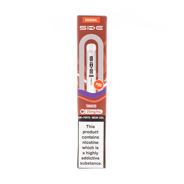 Tobacco Crystal Bar 600 Pod by SKE – 20mg