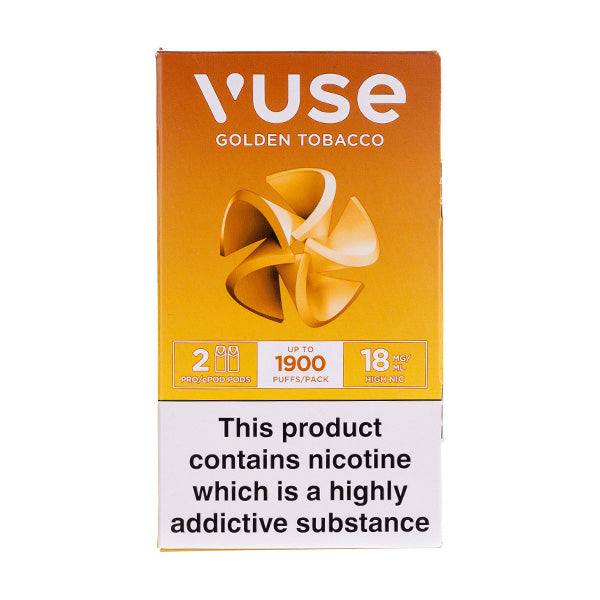 VPro NS Golden Tobacco Vuse Pro Pod Nic Salt Refills | Vape Superstore VPro NS Golden Tobacco Vuse Pro Pod Nic Salt Refills | Vape Superstore
