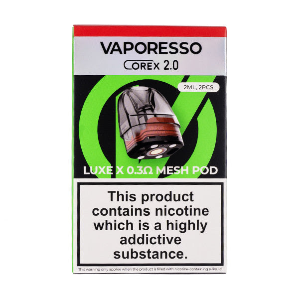 Vaporesso Luxe X Corex 2.0 Pod Pack - Refillable Pods Vaporesso Luxe X Corex 2.0 Pod Pack - Refillable Pods