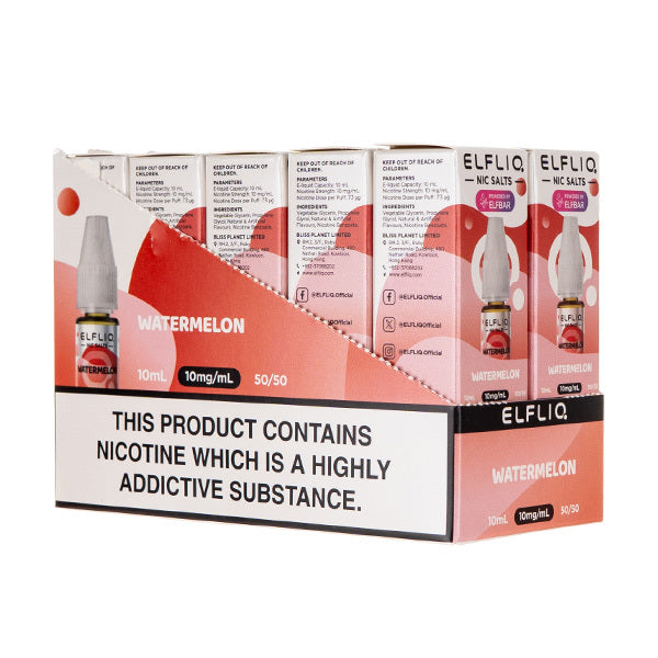 Elf Bar ELFLIQ Nic Salt E-Liquids – 10 Pack