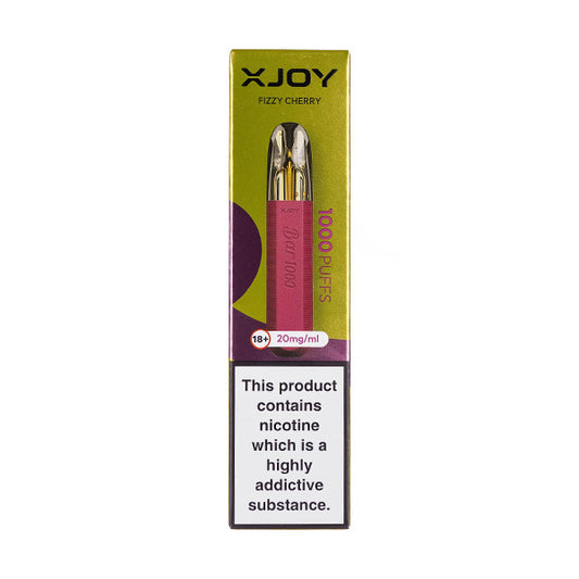 Bar 1000 Disposable Vape by XJOY - Fizzy Cherry