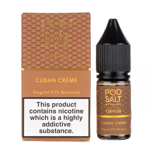 Cuban Crme Nic Salt by Pod Salt Origin | Vape Superstore Cuban Crme Nic Salt by Pod Salt Origin | Vape Superstore