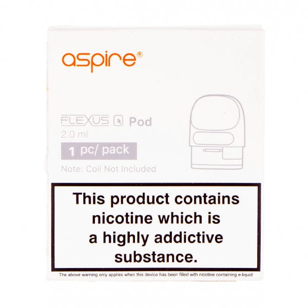 aspire flexus q pod vape kit Aspire Flexus Q Replacement Empty Pod - 1 Pack
