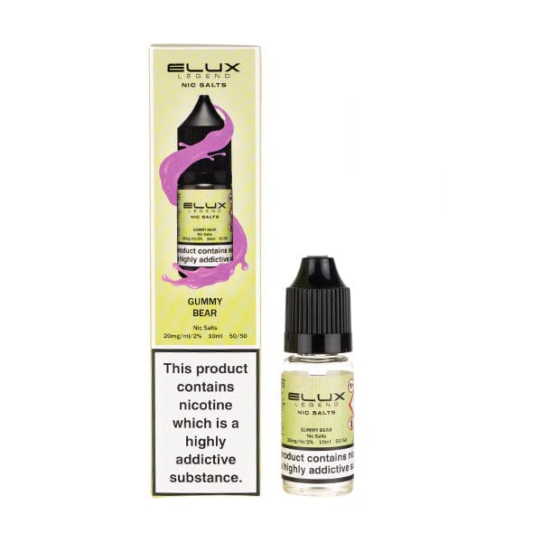 ELUX Legend Gummy Bear Nic Salt E-Liquid | Sweet & Fruity Candy Vape ELUX Legend Gummy Bear Nic Salt E-Liquid | Sweet & Fruity Candy Vape