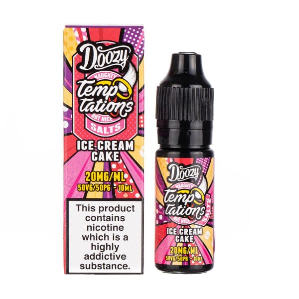 Ice Cream Cake Nic Salt E-Liquid by Doozy Temptations | Vape Superstore Ice Cream Cake Nic Salt E-Liquid by Doozy Temptations | Vape Superstore