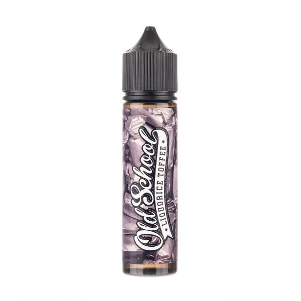 old vape juice Old School Liquorice Toffee 50ml Shortfill E-Liquid