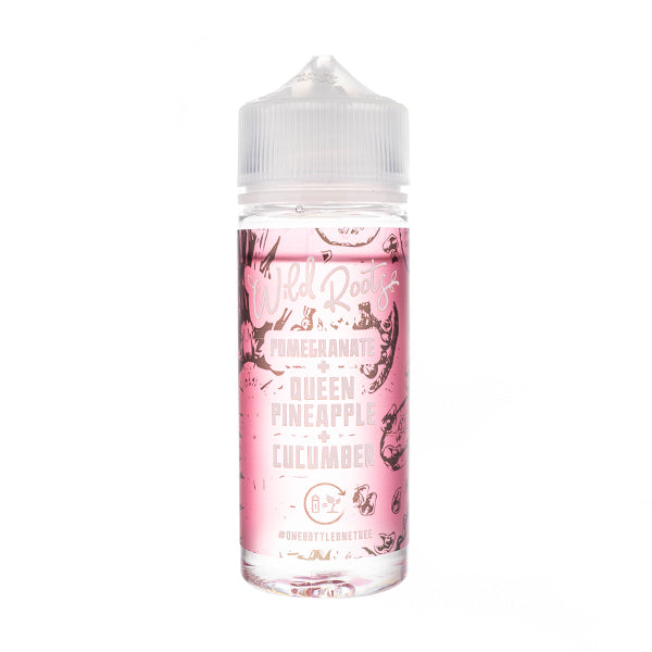 Wild Roots Pomegranate, Queen Pineapple and Cucumber 100ml Shortfill E-Liquid | Vape Superstore Wild Roots Pomegranate, Queen Pineapple and Cucumber 100ml Shortfill E-Liquid | Vape Superstore